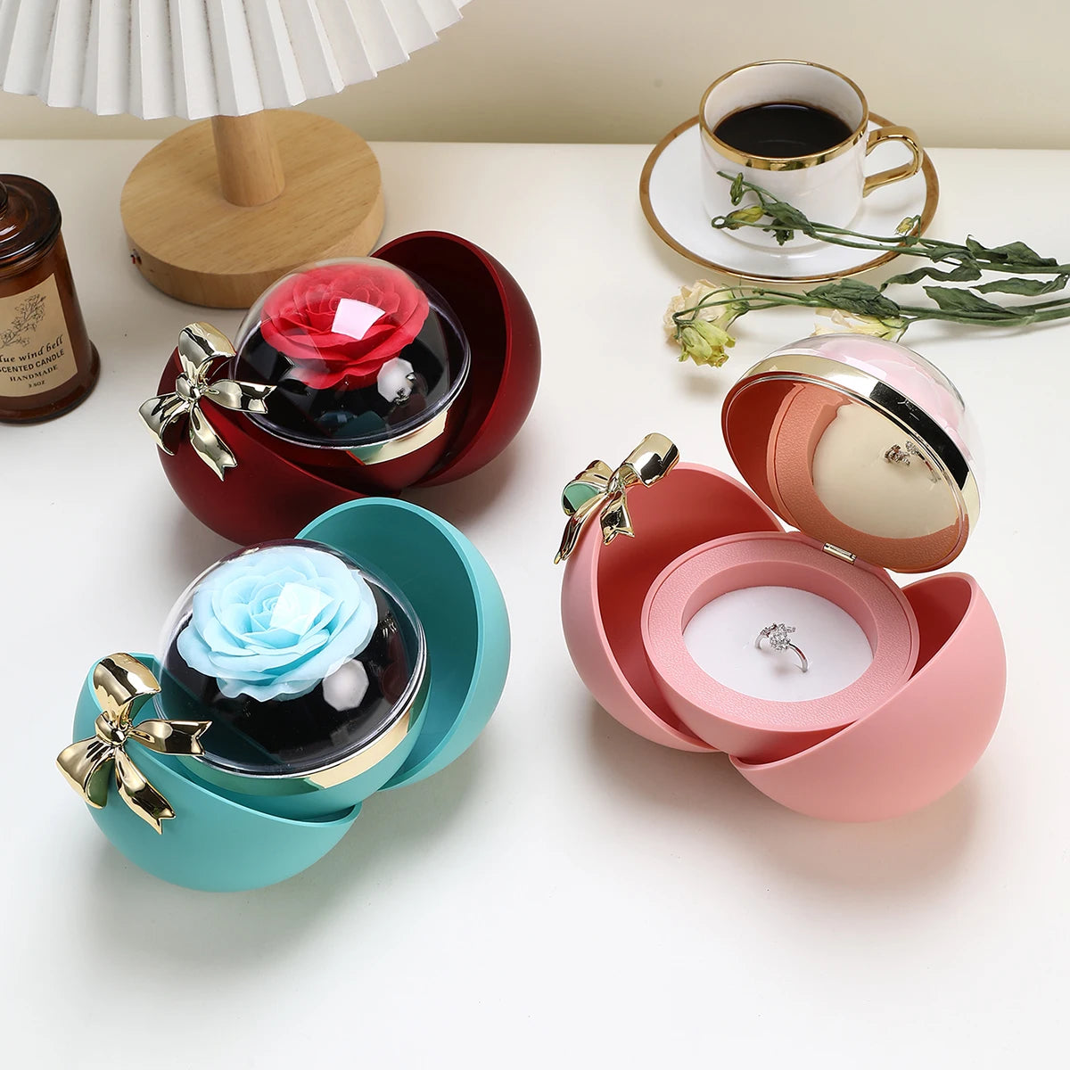 Eternal Rose Jewelry Box